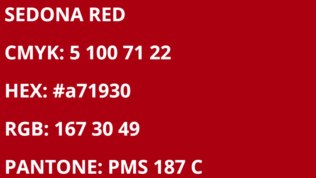 Arizona Diamondbacks Colors - Sedona Red