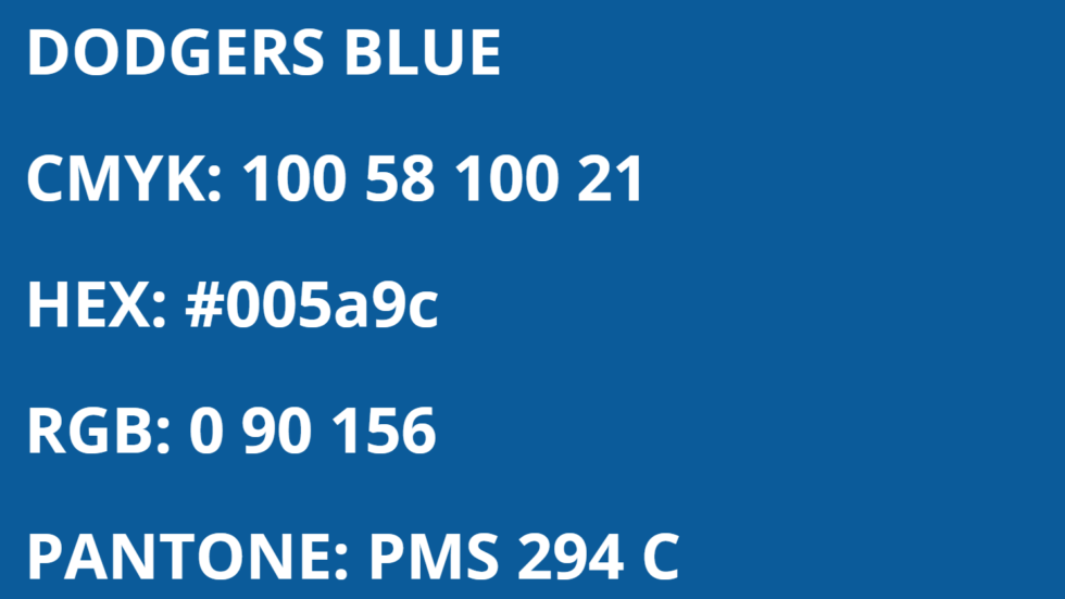 Mlb Team Colors Hex Rgb Cmyk Pantone Color Codes Of S - vrogue.co