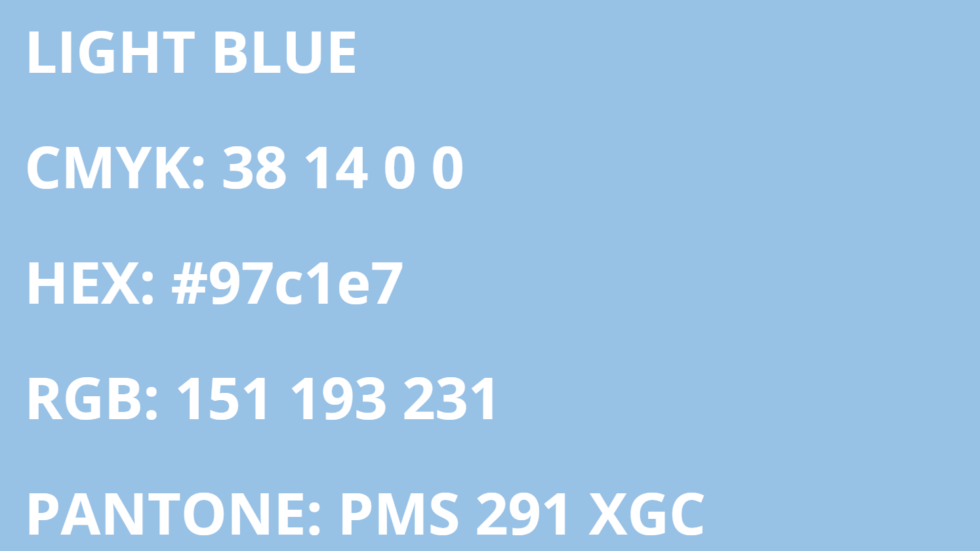 Manchester City Team Colors | HEX, RGB, CMYK, PANTONE COLOR CODES OF ...