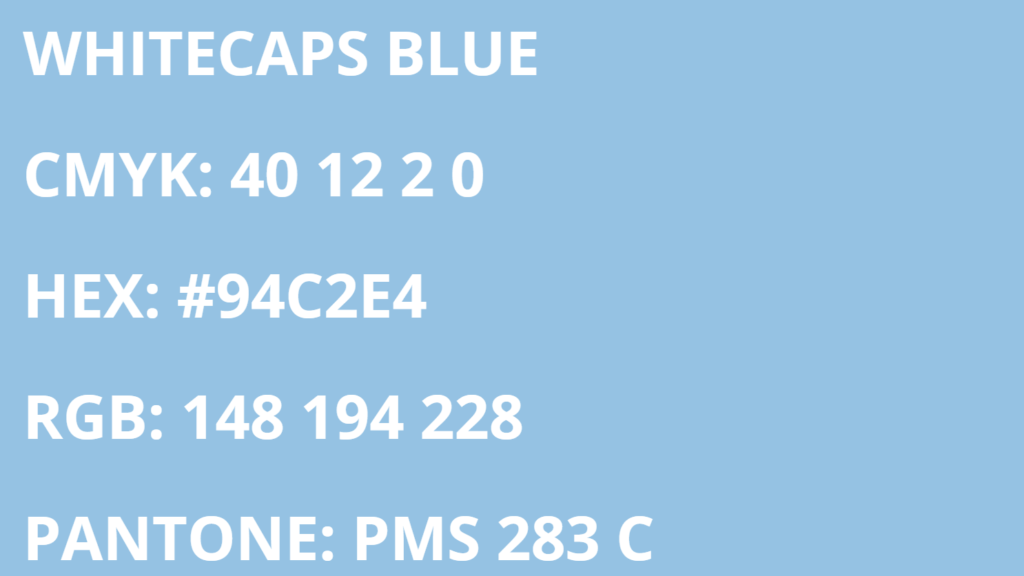 Vancouver Whitecaps FC Colors - Whitecaps Blue