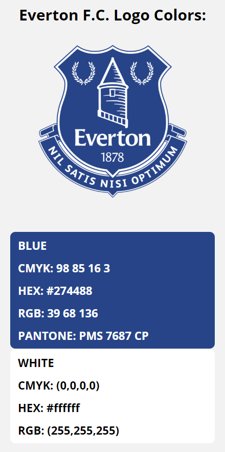 everton color codes
