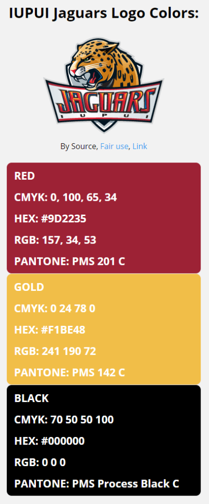 ncaa color codes horizon league color codes iupui jaguars team colors