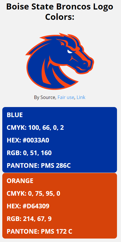 ncaa color codes mountain west conference color codes boise state broncos team colors