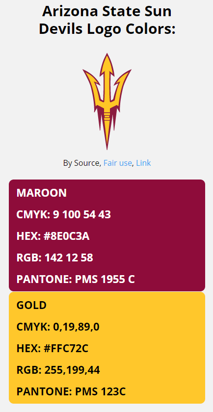ncaa color codes pac 12 color codes arizona state sun devils team colors