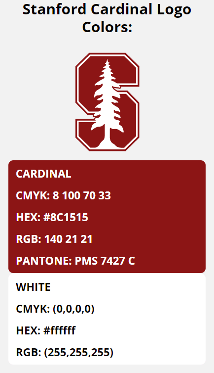 ncaa color codes pac 12 color codes stanford cardinal team colors