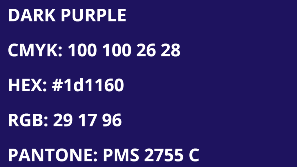Greensboro Swarm Colors - Dark Purple
