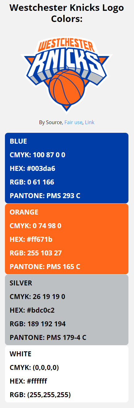 westchester-knicks-team-colors-hex-rgb-cmyk-pantone-color-codes-of