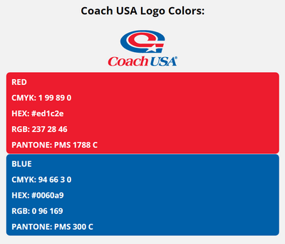 coach brand colors in HEX, RGB, CMYK, and Pantone