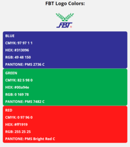 FBT colors | HEX, RGB, CMYK, PANTONE COLOR CODES OF SPORTS TEAMS