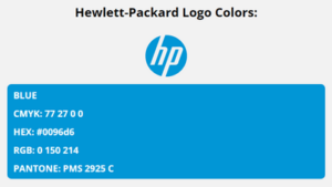 Hewlett-Packard Colors | HEX, RGB, CMYK, PANTONE COLOR CODES OF SPORTS ...