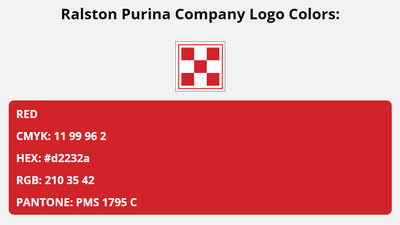 purina brand colors in HEX, RGB, CMYK, and Pantone
