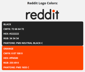 Reddit Colors | HEX, RGB, CMYK, PANTONE COLOR CODES OF SPORTS TEAMS